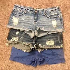 Denim shorts